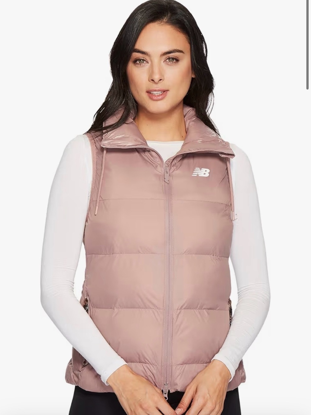 New Balance Womens Sport Thermal Vest Champagne